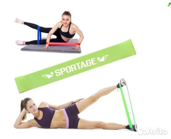 Резинка для фитнеса 0,35*5*30 см (до 5 кг)