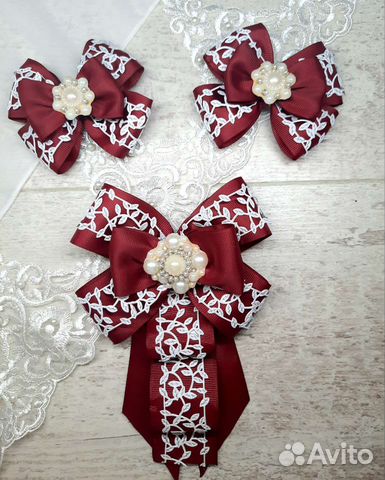 Бантики и жабо, школьные бантики