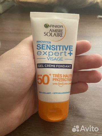 Крем спф 50 garnier ambre solaire купить в Москве | Личные вещи | Авито