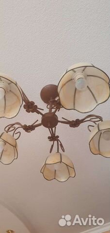 Люстра потолочная бу