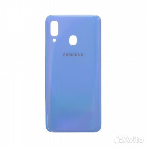 Задняя крышка для Samsung A405F Galaxy A40 (синий)