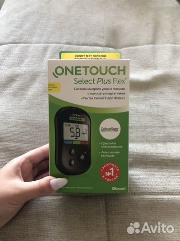 Глюкометр one touch select plus Flex