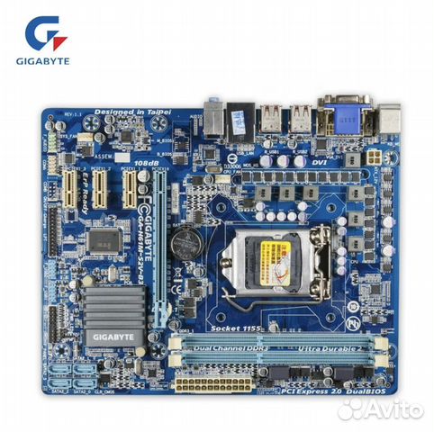 Материнская 1155 Gigabyt GA-H61M-S2V-B3 купить в Москве | Электроника ...