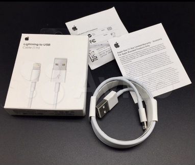 Кабель зарядка iPhone Apple в коробочке