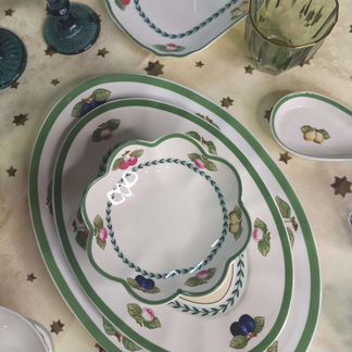 Конфетница фрукты в стиле villeroy boch