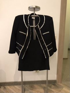 Костюм женский деловой чёрный