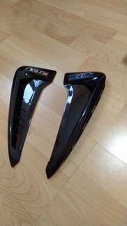 Жабры в крылья BMW X5 F15 X5M f85 чёрные