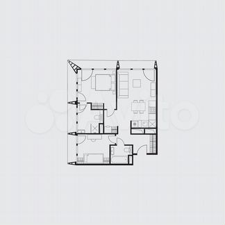 2-к апартаменты, 71.9 м², 10/12 эт.