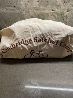 Сумка желтая кожанная Cambridge Satchel