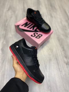 Nike SB Dunk low мужские черные низкие