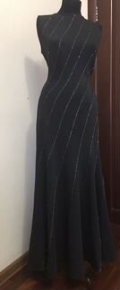 Новое платье вечернее выпускное чёрное красное