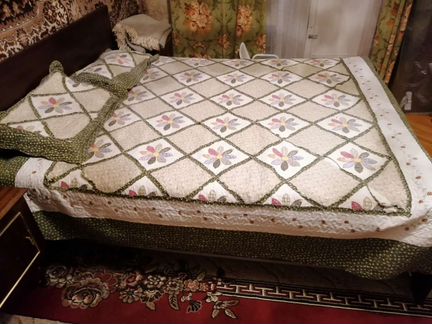 Кровать двуспальная 2,06*1,74 (2,0*1,6-спальное ме