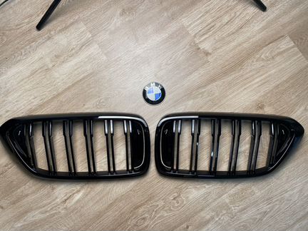 Решетка радиатора BMW G32 M look, чёрный глянец