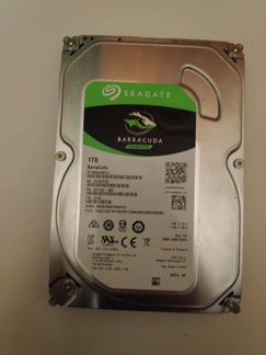 Жесткий диск seagate Barracuda ST1000DM010, 1тб, H