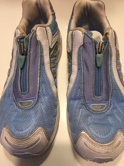 Кроссовки adidas бело-голубые р.35