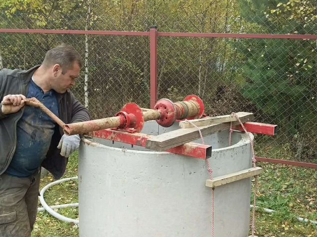 Чистка колодца в новомосковске
