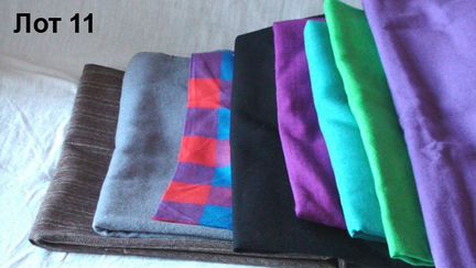 Ткань отрезы - шерсть, тюль