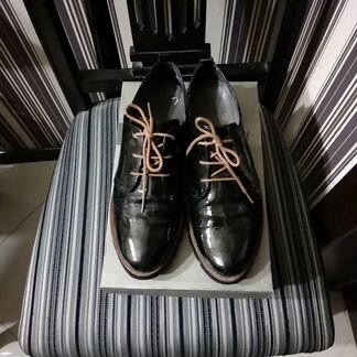 Туфли кожаные женские