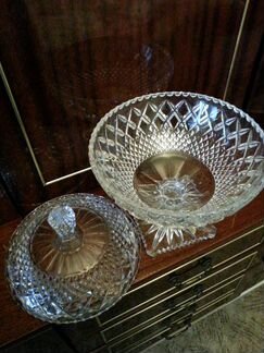 Хрустальная фруктовница