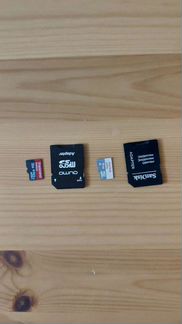 Карты памяти MicroSD на 16гб/32гб