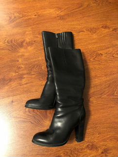 Сапоги зимние натуральные кожа и мех 37