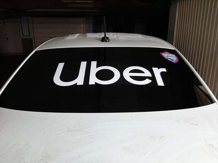 Съёмная наклейка Uber