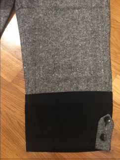 Брюки шерсть короткие узкие капри 44-46 размер