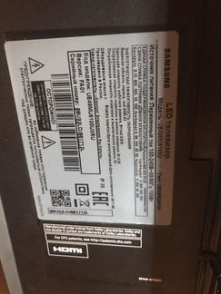 Телевизор samsung UE49MU6100U разбит экран