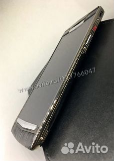 Vertu Signature Touch Clous Paris Black Alligator