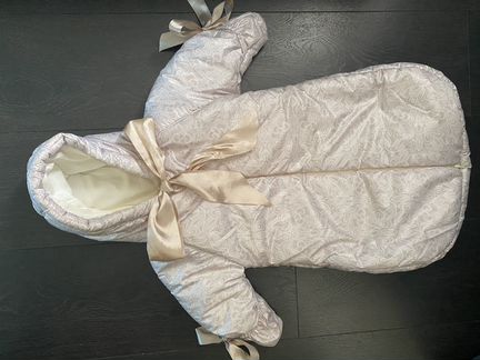 Зимний Конверт+комбинезон для новорожденного