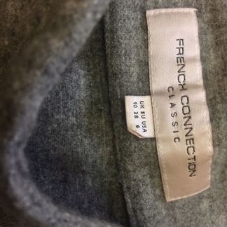 Юбка из серой шерсти