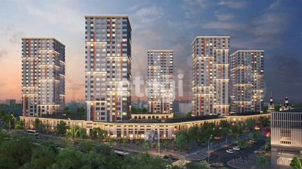 2-к квартира, 62.5 м², 22/23 эт.