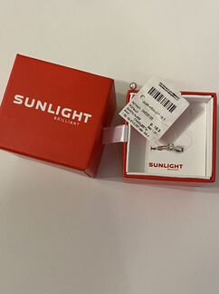 Кольцо белое золото 585 пробы с бриллиантом Sunlig