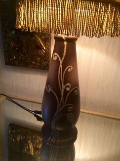 Италия старая ручной работы настольная лампа винта