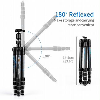 Штатив K&F Concept KF-TC2335 Thunder Blue новый