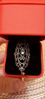 Серебряное кольцо 18