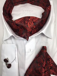 Новые галстук-аскот, паше и запонки