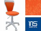Кресло детское Министиль White GTS AB-17 оранжевый объявление продам
