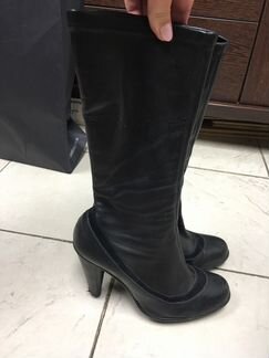 Кожаные ботинки, размер 36.5