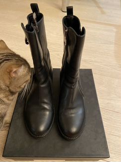 Сапоги кожаные (36р)
