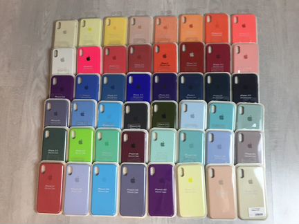 Чехол на iPhone X/XS бледно- розовый