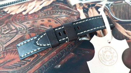 Ремешок для часов из натуральной кожи буйвола №02