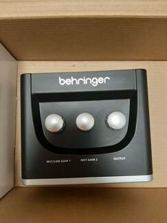 Внешняя звуковая карта behringer