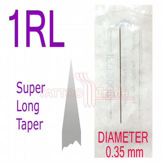Иглы для татуажа 1R Super Long Taper