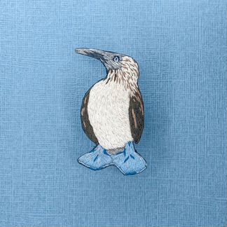 Брошь ручной работы Олуша