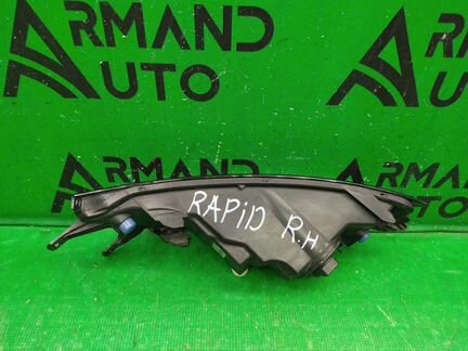 Птф правый Skoda Rapid рестайлинг 2017