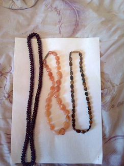 Бусы из природных камней