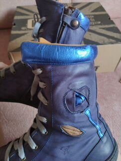 Ботинки сапоги Rondinella для девочек кожаные деми