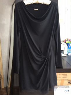 Платье чёрное, трикотажное