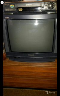 Телевизор и видеомагнитофон Panasonic 21 дюйм